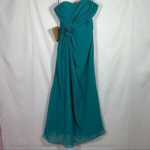 NWT, Light in the Box, Strapless Dress. Size 8. Beautiful Teal Color!